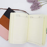 A5 Lined Journal Set/Leather Notebook Planner Travel Journal for Girls Women Mens, A5 Ruled Notebook for Writing- 70 Sheets- 2 Pack, Total 140 Sheets/280 Pages