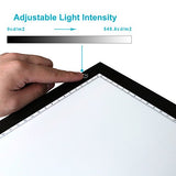 Huion A2 Large Tracing Light Box, AC Powered Light Pad, Adjustable Brightness (20.47" X 12.6")