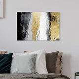 The Oliver Gal Artist Co. Abstract Wall Art Canvas Prints 'Envision and Elevate Gold' Home Décor, 24" x 16"