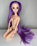Eledoll Sirenia Purple Hair Mermaid Princess Doll Very Long Hair Play Posable Articulated Joints 11.5 inch Fashion Doll