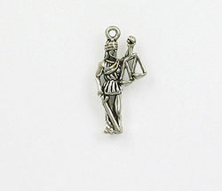 OutletBestSelling Pendant Bracelet Sterling Silver 3-D Scales of Justice Or Lady Justice Charm