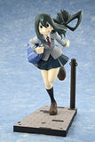 Bell Fine My Hero Academia: Konekore: Tsuyu Asui (Uniform Version) 1:8 Scale PVC Figure, Multicolor