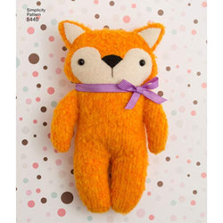 Simplicity Stuffed Animal Sewing Patterns for Children, One Size Only