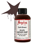 Angelus Leather Paint 4 Oz Dark Brown