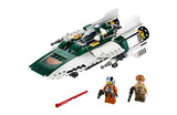 LEGO Star Wars: Resistance A Wing Starfighter Building Kit; Awesome Construction Model for Display