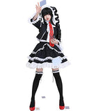 Cosplay.fm Women's Celestia Ludenberg Cosplay Costume Lolita Dress with Petticoat and Hair Band (Small)