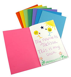 Hygloss Products Inc. HYG77640 Mini Bright Books pack of 10 assorted colors