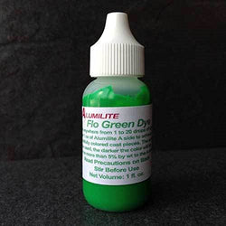 Alumilite Dye Florescent Green 1 OZ (1) Bottle RM