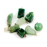 Mutil Random Irregular Shape Healing Beads Crystal Stone Quartz Charms Pendants for Necklace