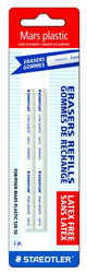Staedtler Mars Plastic Eraser Refills for Refillable Holder, 2-Each (52855BK2)