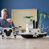 LEGO Ideas 21317 Disney Steamboat Willie Building Kit (751 Pieces)