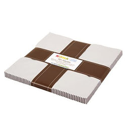 Robert Kaufman Fabrics Kona Cotton Solids Ash Ten Square 42 10-inch Squares Layer Cake TEN-167-42