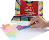 Sargent Art 22-4148 Colored Square Chalk Pastels, 48 Count
