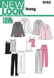 New Look Sewing Pattern 6142 Miss/Men Separates, Size A (All Sizes)