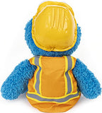 GUND Sesame Street People in Your Neighborhood Construction Worker Uniform Cookie Monster Plush Stuffed Animal, for Ages 1 and Up, Blue, 13”