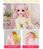 Yunle BJD Dolls 1/6, 12 Inch Little Angel Series Doll, 28 Ball Jointed Doll DIY Toys with Full Set Clothes Shoes Wig Makeup, Gift for Girls Birthday Gift (Daisy)