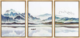 NWT Framed Canvas Wall Art for Living Room, Bedroom Canvas Prints for Home Decoration Ready to Hanging - 16"x24"x3 Panels