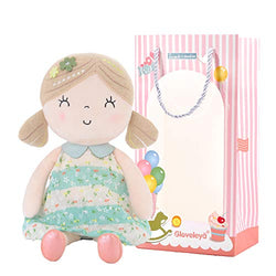 Gloveleya Baby Doll Girl Gifts Wearing Spring Dress Plush Cloth Dolls Toy 17"+Gift Box …