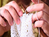 12 Rolls 660 Yard Acrylic Yarn Skeins, Crafts Yarn, Knitting Starter Kit for Colorful Craft.