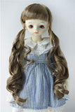 JD337 8-9inch 21-23CM Pony Braids BJD Doll Wigs 1/3 SD Synthetic Mohair Doll Accessories 5 Colors Available (L.t Brown)