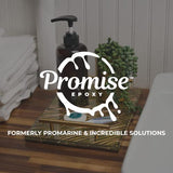 Promise Table Top Epoxy Resin That Self Levels, This is a 32 Ounce High Gloss (16oz Resin + 16oz Hardener) Kit with Mixing Sticks and Measuring Cups - Perfect for Home Decor, Furniture, or DIYer's