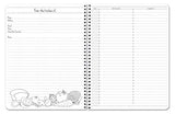 BookFactory Recipe Book/Recipe Journal/Notebook/Blank Cook Book - 120 Total Recipe Pages (8.5" X 11") 60 Individual Recipes, Translux Cover, Wire-O Binding (JOU-120-7CW-PP-(RecipeJournal))