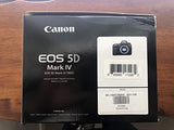 Canon EOS 5D Mark IV DSLR Body with Canon Log