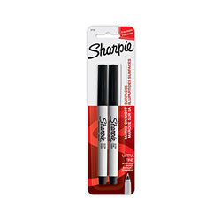 Sharpie 37161PP Ultra Fine Point Permanent Markers, Resists Fading and Water, Black Color,