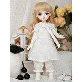 BJD Doll 1/6 DIY Toys Ball Jointed SD Dolls with Clothes Shoes Suit Wig Makeup for Birthday Best Gift 26Cm/10.2Inch