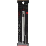 Tombow MONO Zero Eraser, Round Tip, Retractable, Silver Barrel (Eraser with an extra refill