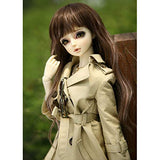 BJD Handmade Doll Long Trench Coat for BJD Girl Dolls Clothes Accessories,A,1/3