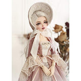 YIFAN 1/4 BJD/SD Doll, Female Ball Jointed Doll Toys, DIY Makeup Doll for Girls with Full Set Clothes Shoes Eyes Wig Cap Makeup, Best Gift for Kids - Minifee Ren