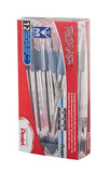 Pentel R.S.V.P. Ball Point Pen, Medium Line, Blue Ink, 12 Pack (BK91PC12C)