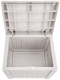 AmazonBasics 22-Gallon Resin Deck Storage Box, Grey