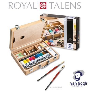 Van Gogh Basic Wooden box Oil colour by Van Gogh