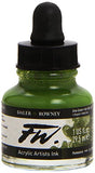 Daler-Rowney FW Acrylic Artists Ink, 1 oz, Olive Green (160029363)