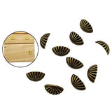F Fityle Dolls House Miniature Door Furniture Drawer Door Knobs Handles for 1:12 Scale Dollhouse DIY Ornaments - Bronze