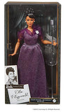 Barbie Inspiring Women Series Ella Fitzgerald Collectible Doll, Approx. 12-in, Wearing Purple Gown, with Microphone, Doll Stand and Certificate of Authenticity, Multi, Model:GHT86