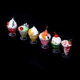 15 Pcs 1:12 Fruit Icecream Jelly Cup Drink Juice Tea Beverage Bottle Jam Jar Toys,Dollhouse Simulation Drink Wine Glass Model,Dolls House Wooden Stool Chair Miniature Food Kitchen Accessory Bar Decor