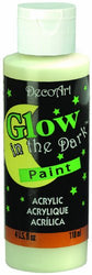 DecoArt DS50-10 Glow-in-the-Dark Paint, 4-Ounce