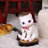 Clicked 1/8 BJD Doll SD Cat Doll Ball Jointed Dolls Best Gift for Girls,White