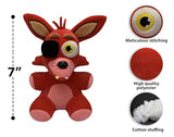 VNKVTL Foxy Plush Birthday Gift for Kids, Giant Foxy Plush with Soft and Comfortable Cotton, Decor Foxy Stuffed Animal, Captain Foxy Plush for All Ages, 7 Inch Game Plush.