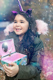 The Memory Building Company Unicorn Music Box & Little Girls Jewelry Set - 3 Unicorn Gifts for Girls