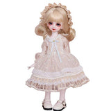 Fbestxie 26Cm BJD/SD Doll 1/6 10.2Inch Toys Jointed Body Cosplay Fashion Dolls Makeup Elegant Dress Shoes Wig