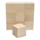 Wooden Cubes - 2 Inch - Wood Square Blocks For Photo Blocks, Crafts & DIY Projects (2") - by