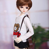 W&Y 1/4 BJD Dolls, 15.7 Inch 40cm SD Doll Children's Creative Toys Action Figure + Makeup + Accessory Best Gift for Boys