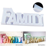 LET'S RESIN Family Mold, Silicone Resin Molds, Good Ideas to Creating A Unique Resin Project as Ideal Gift