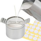 QLOUNI 206PCS Candle Making Kit, DIY Candles Craft Tools, Included 600ML Candle Make Pouring Pot, 100PCS Candle Wicks, 100PCS Candle Wicks Sticker, 2PCS Candle Wicks Holder, 2PCS Candle Box,1PC Spoon