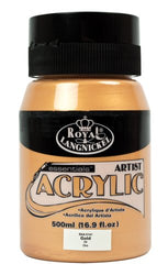 Royal & Langnickel Essentials Acrylic Jar Paint, 500ml, Gold