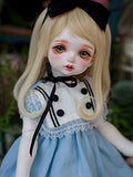 LUSHUN BJD Doll 1/4 SD Doll 16 inch 40CM, with Glass eyes14 Ball Jointed Dolls Baby Doll Toy Gift Can Replace Eyes and Wig, with Full Set Clothes Wig Makeup